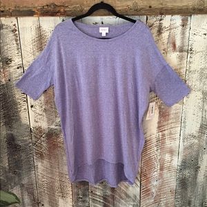 NWT Lularoe Irma tunic heathered purple small